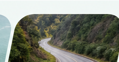 Carretera entre montanas